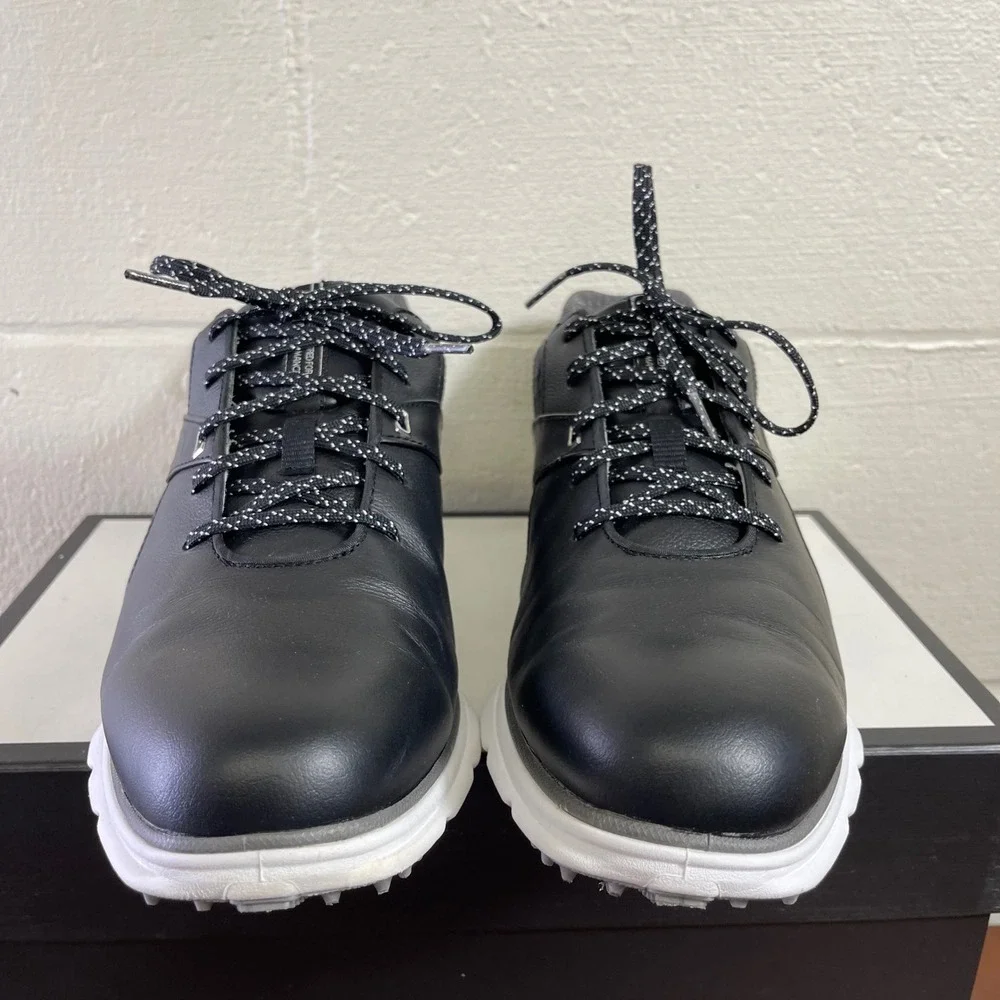FootJoy Pro SL 53108 Black Carbon Leather Spikeless Golf Shoes Men's US 11 M